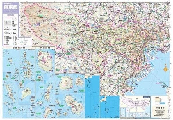 分県地図 (折図)